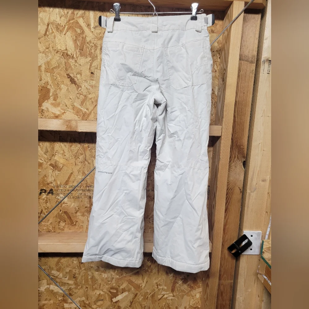 Columbia Insulated‎ White Youth Snow Pants Youth Size 10/12